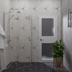 Triton Душевой уголок Сигма-Хром 90x90 – фотография-3